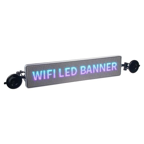 Wifi LED banner – plnofarebný displej s vysokým jasom 49,5 cm x 11 cm
