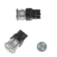 LED T20 (7443) biela, 12V, 9LED/3SMD (1)