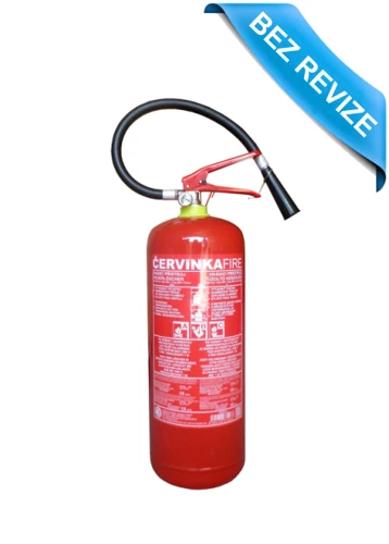 Hasiaci prístroj práškový 6kg (34A/183B/C) bez revíznej správy