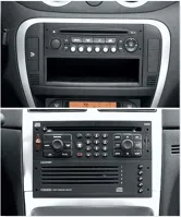 Redukcia pre 9" autorádio Citroen C2, C3, Peugeot 307, Partner (3)
