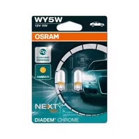 OSRAM 12V WY5W (W2, 1x9, 5d) 12V diadem chrome (2ks) oranžová Duo-blister (1)