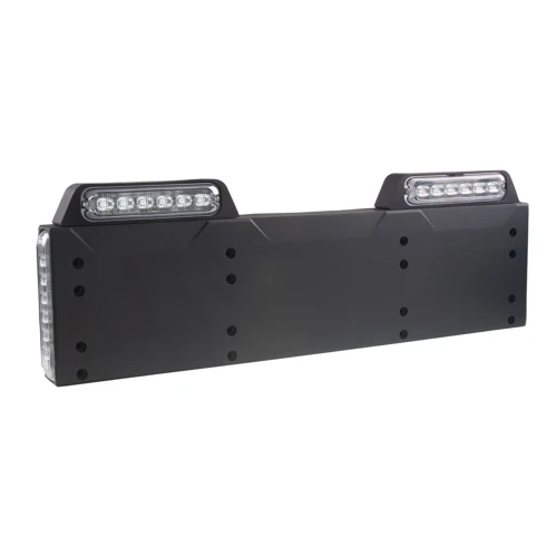 4x PREDATOR 6x4W LED pod ŠPZ, 12-24V, modrý, ECE R65