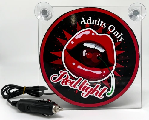 Svetelný LED box - Red Lips 12/24V