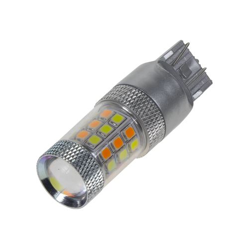LED T20 (7443) biela/oranžová, 12V, 42LED/2835SMD