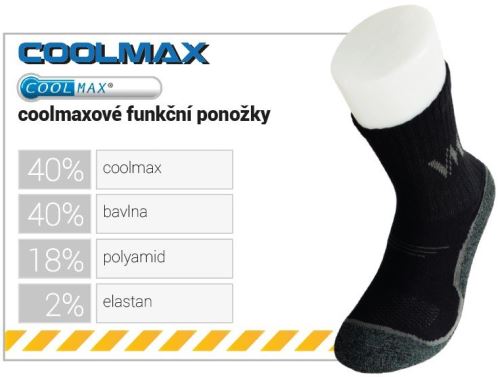 Coolmaxové funkčné ponožky