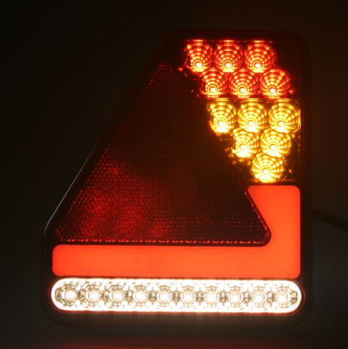 Združená lampa zadná LED 12-24V, ECE, pravá