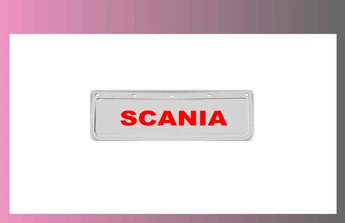zástera kolesa SCANIA 600x180-pár-predné-biela-červené písmo