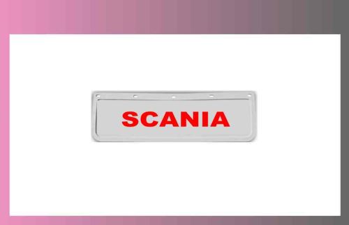 zástera kolesa SCANIA 600x180-pár-predné-biela-červené písmo