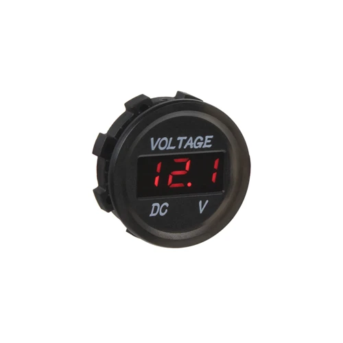 Digitálny voltmeter 5-48V červený