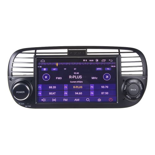 Autorádio pre Fiat 500 s 7" LCD, Android 10.0, WI-FI, GPS, Carplay, Bluetooth, 2x USB