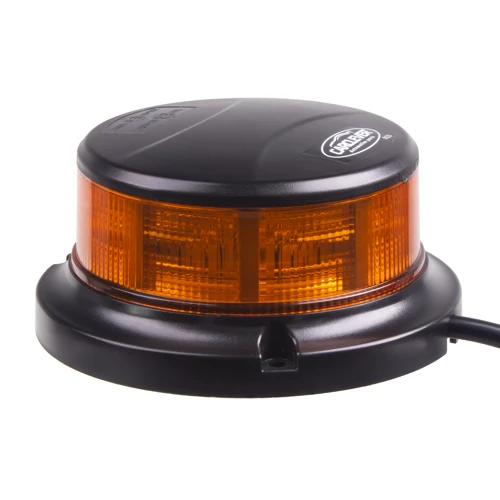 LED maják, 12-24V, 64x0, 5W, oranžový, magnet, ECE R65 R10