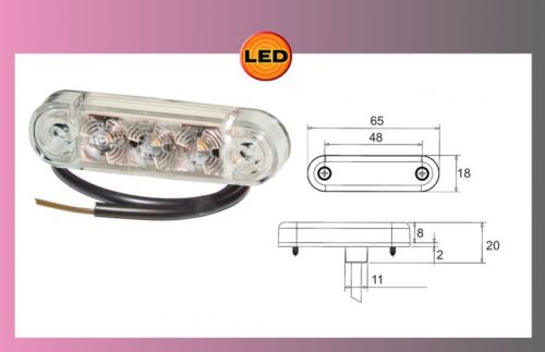 LED-PRO-SLIM-biele 24V +0,5m kábel
