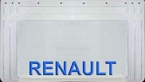 zástera kolesa RENAULT 640x360-pár - biela - modré písmo