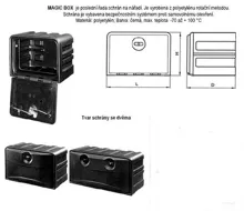 Plastová schránka na náradie 400š x 370h x 350v