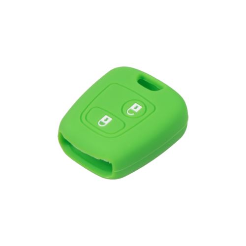 Silikónový obal pre kľúč Citroen 2-tlačítkový, zelený