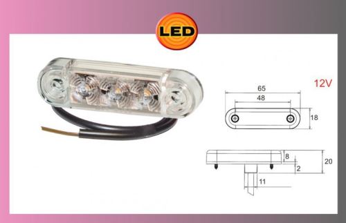 LED-PRO-SLIM-biele 12V +kábel