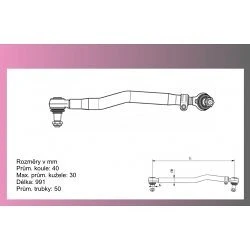 tyč riadiaca DAF 85CF-