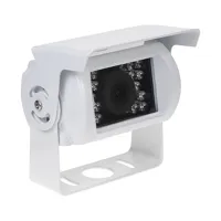 Kamera CVBS s IR svetlom, vonkajšie PAL/NTSC, biela, 12-24V