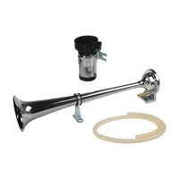 Singel-fanfára 385mm, chróm, 12V s kompresorom Singel-fanfára 385mm, chróm, 12V s kompresorom