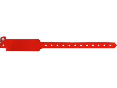 ID náramok - neon red BVP 725 - červená lesklá SUNFIRE