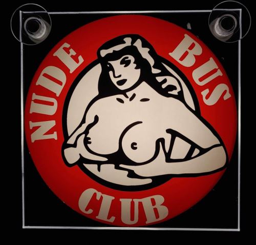 Svetelný LED box - Nude Bus Club 12/24V