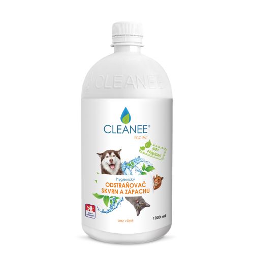 CLEANEE ECO Pet hygienický odstraňovač škvŕn a zápachu - náhradná náplň 1 L