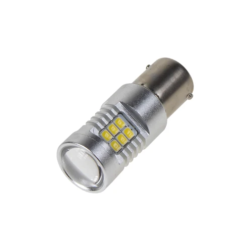 LED BA15s biela, 12-24V, 21LED/2835SMD