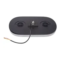 Mini LED rampa, oranžová, 48xLED, 12-24V, 328mm, ECE R65, pevná montáž (4)