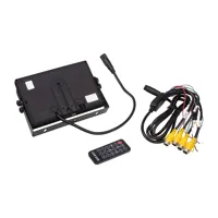 AHD monitor 7" s kvadrátorom as 4x4PIN vstupmi, DVR (2)