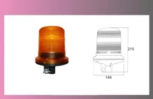 maják XENON 12/24V-na tyč