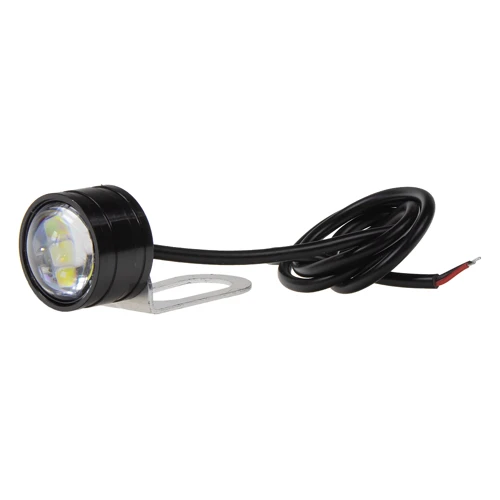LED svetlo pre denné svietenie 21mm, 12V, biela (nie je vodotesné)