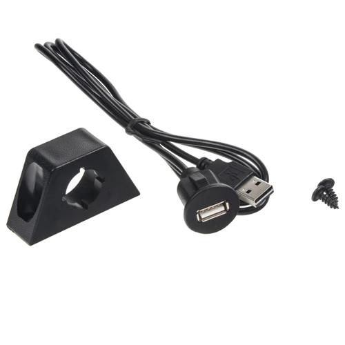 Predlžovací kábel USB s panelom na palubnú dosku 1m