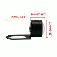LED svetlo pre denné svietenie 21mm, 12V, biela (nie je vodotesné) (1)