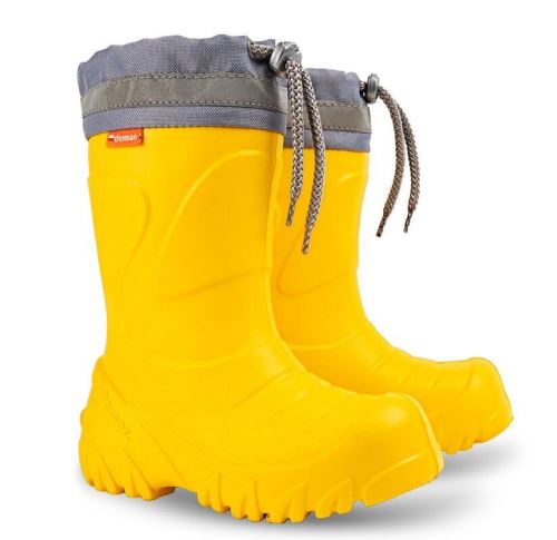 Demar detské zateplené čižmy MAMMUT S 0300 L žlté