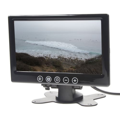 LCD monitor 7" čierny na palubnú dosku