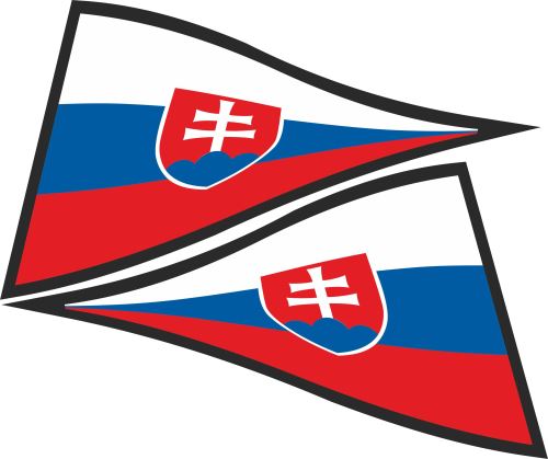 Vlajka trojuholník - SK