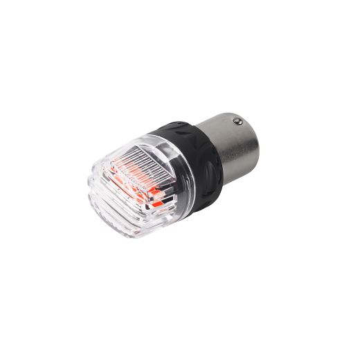 LED BA15S červená, 12V, 16LED 2835SMD