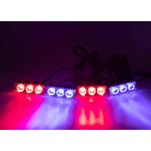 PREDATOR LED vonkajší bezdrôtový, 12x LED 1W, 12V, modročervený