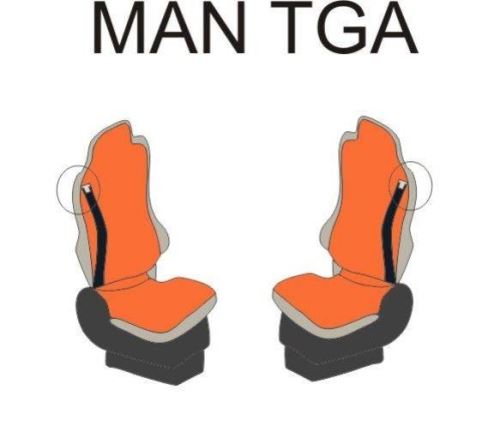 poťah sedačky MAN TGA, TGX-pár
