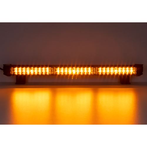 LED alej vodeodolná (IP67) 12-24V, 27x LED 1W, oranžová 484mm, ECE R65