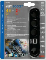 Rozštvorka zapaľovača s 2x USB(1A) (1)