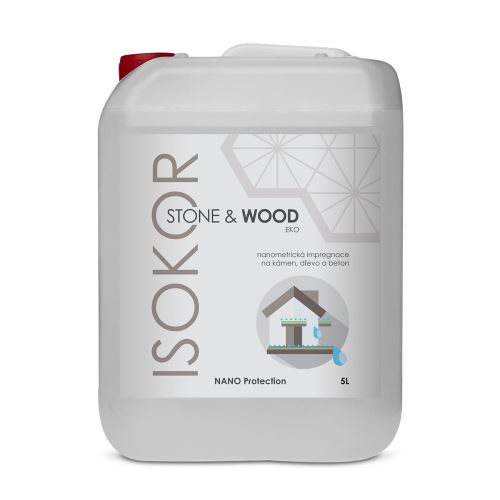 ISOKOR Stone & Wood EKO 5 L nanoimpregnácia na minerálne povrchy a drevo