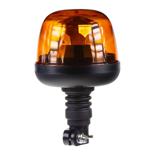 LED maják, 12-24V, 10x1, 8W, oranžový, na držiak, ECE R65 R10