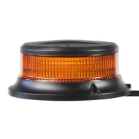 LED maják, 12-24V, 18x1W oranžový, magnet, ECE R65 R10