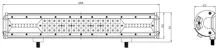 LED rampa, 84x3W, 484mm, ECE R10 (1)