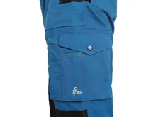 Nohavice CXS STRETCH, 170-176cm, pánska, stredne modrá-čierna (2)