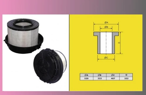 filter vzduchový MERCEDES ACTROS,AXOR-