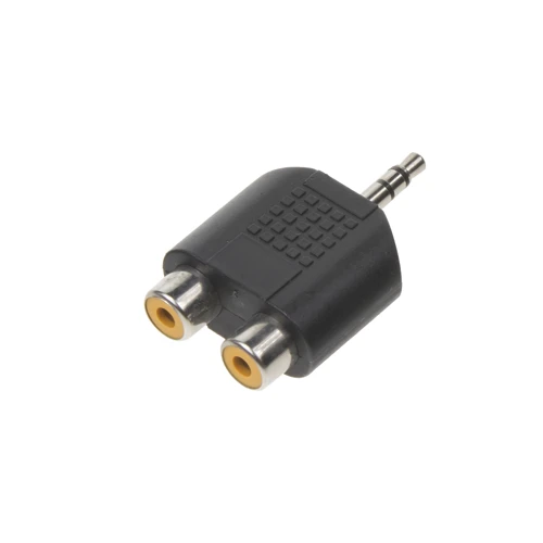redukcia Jack 3,5mm samec/2xCINCH samica