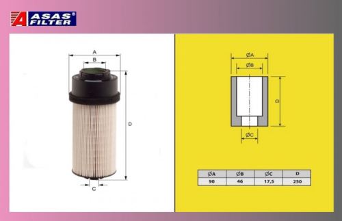 filter naftový DAF 95XF 04-Euro 3-ASAS