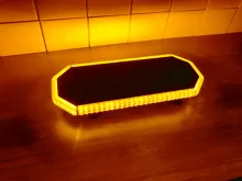 LED rampa 440mm, oranžovo biela, 10-30V, ECE R65 (8)